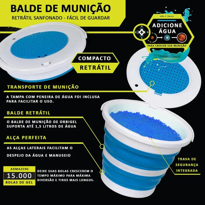 Balde de Bolinhas de Gel – OrbiGel